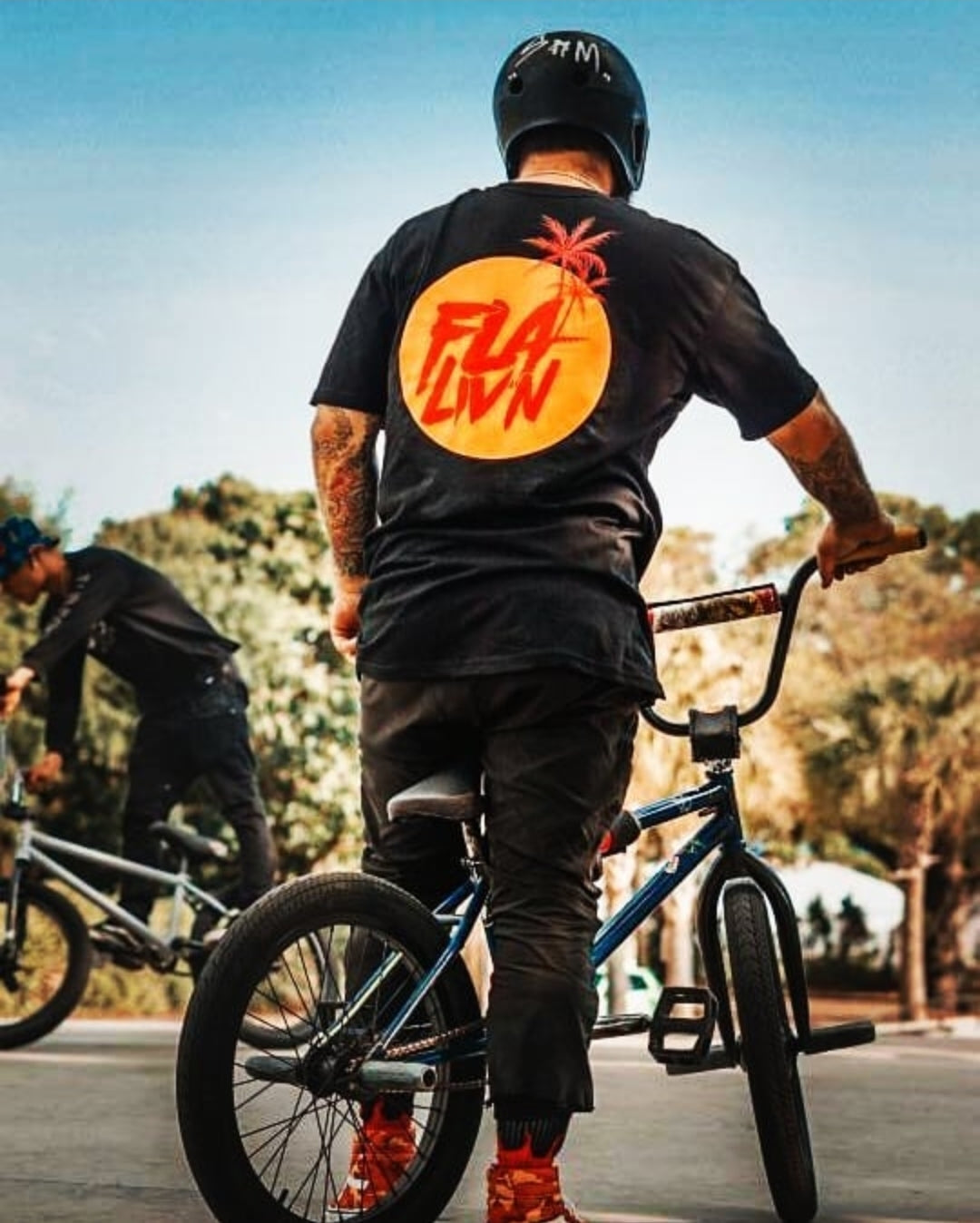 FLA LIV'N HOMETEAM T-SHIRT Black-Orange