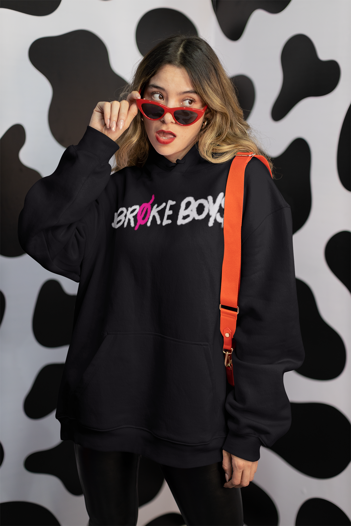 No Broke Boy$ Oversized Boyfriend Hoodie