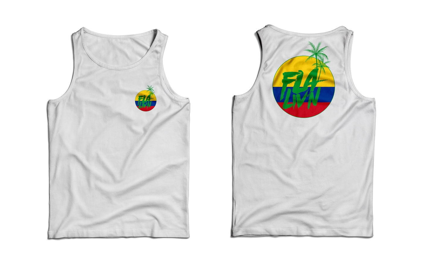 FLA LIV'N Flag TANK TOP