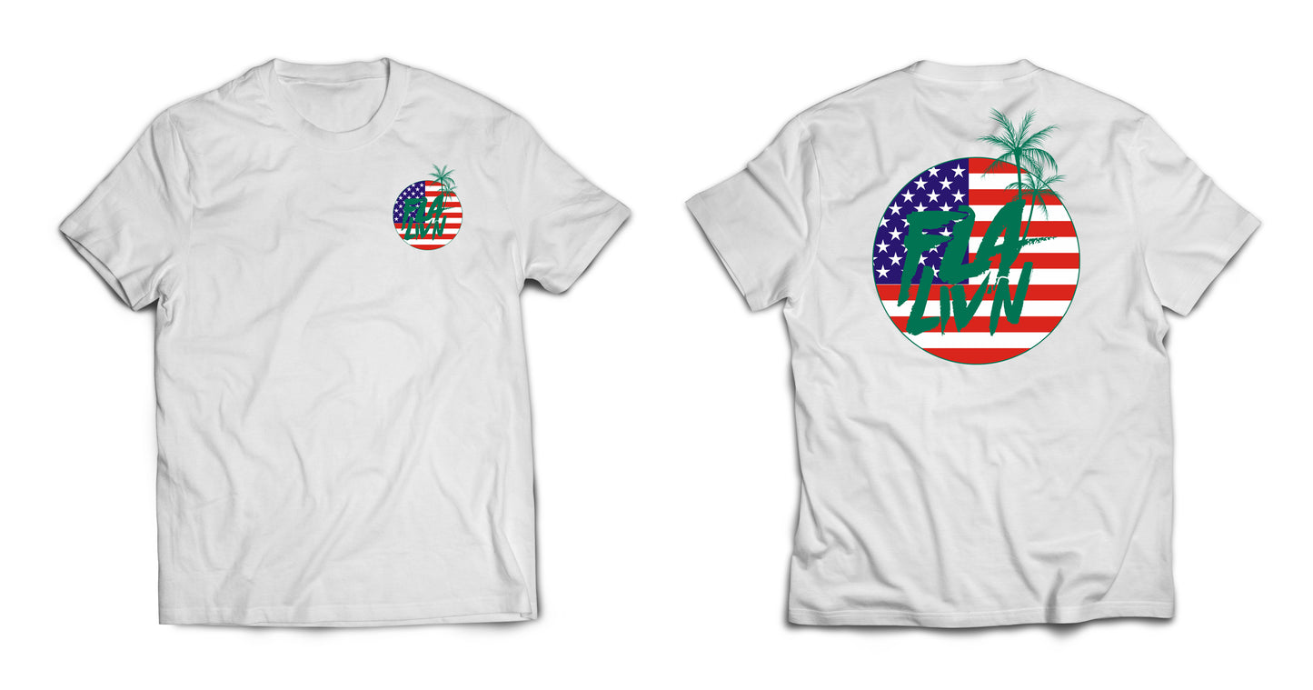 FLA LIV'N Flag Tee Shirt