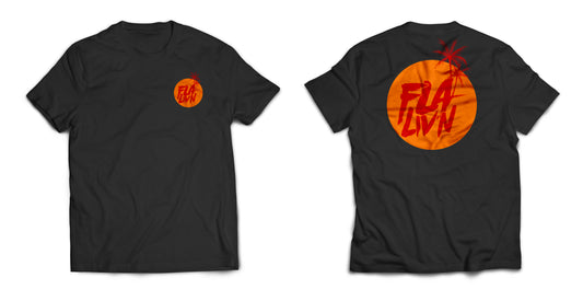 FLA LIV'N HOMETEAM T-SHIRT Black-Orange